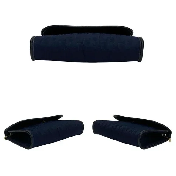 CHRISTIAN DIOR Blue Leather Trotter Shoulder Bag - Picture 6 of 9